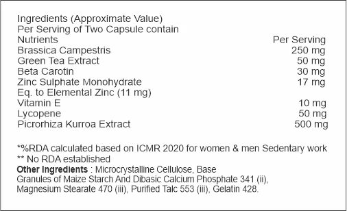 MS-Oral Sunscreen - 60caps.